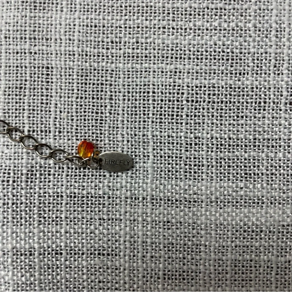 Firefly Vintage Colorful Butterfly Pendant Necklace - Length 15-1/2” - Picture 7 of 8